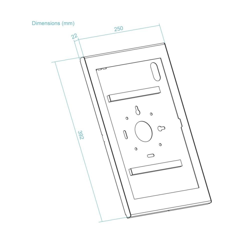 TooQ - Marco Antirrobo para Tablets de 14,6”, Negro