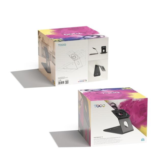 TooQ - Soporte de Mesa o Pared para Marco Antirrobo Tablet