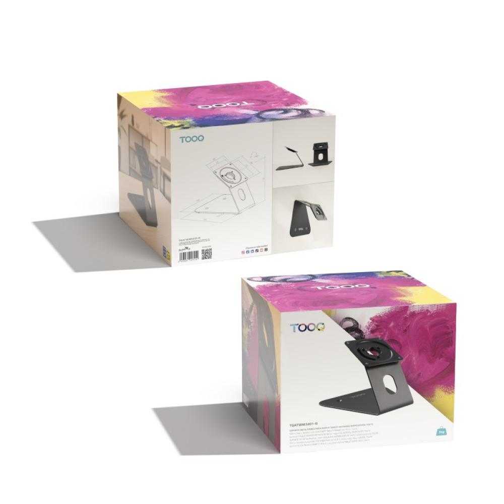 TooQ - Soporte de Mesa o Pared para Marco Antirrobo Tablet