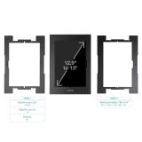 TooQ - Marco Antirrobo para Tablets de 12,4” a 13”, Negro