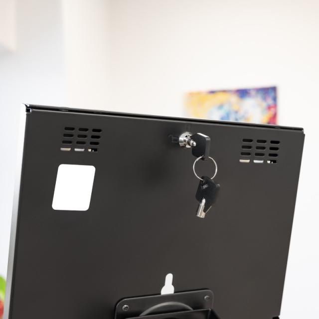 TooQ - Marco Antirrobo para Tablets de 12,4” a 13”, Negro