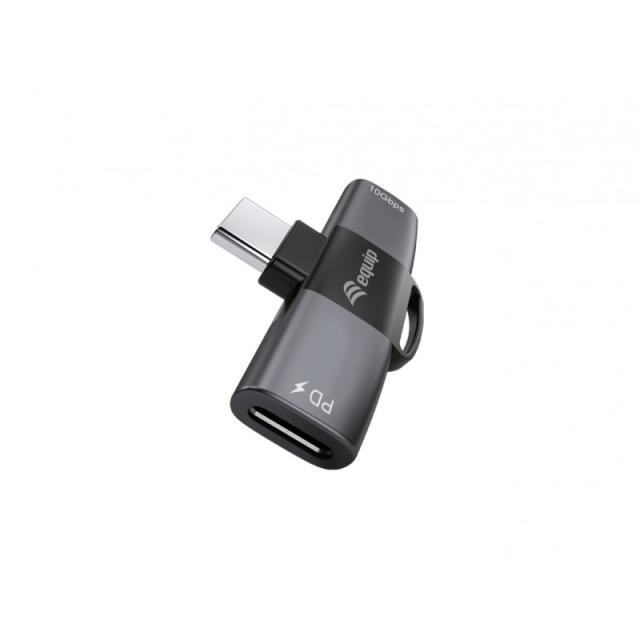Equip - 133479 cambiador de género para cable USB-C 2 x USB-C Gris