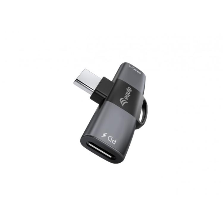 Equip - 133479 cambiador de género para cable USB-C 2 x USB-C Gris