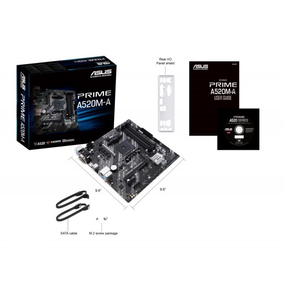 ASUS - PRIME A520M-A II/CSM AMD A520 Zócalo AM4 micro ATX
