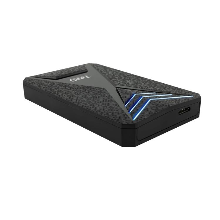 TooQ - TQE-2550BL caja para disco duro externo Carcasa de disco duro/SSD Negro 2.5"