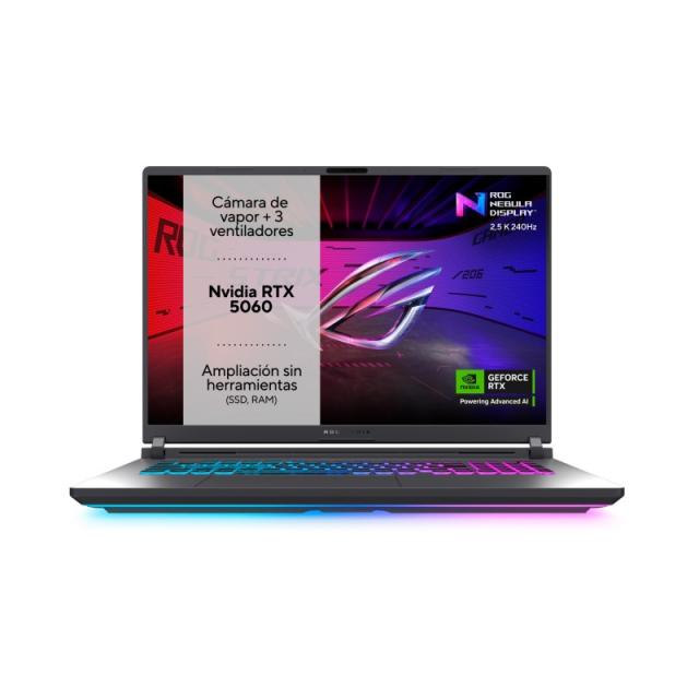 ASUS - ROG Strix G18 G815JMR-S8051 - Ordenador Portátil Gaming de 18" WUXGA 144Hz (Intel Core i7-14650HX, 32GB RAM, 1TB SSD, NVI