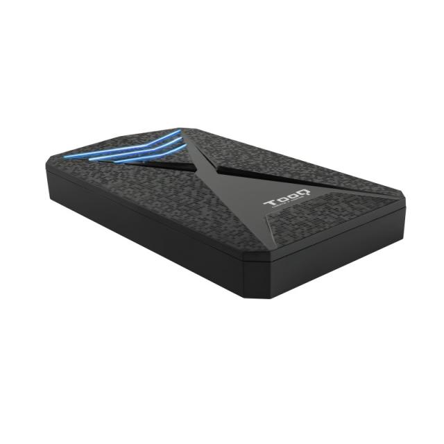 TooQ - TQE-2550BL caja para disco duro externo Carcasa de disco duro/SSD Negro 2.5"