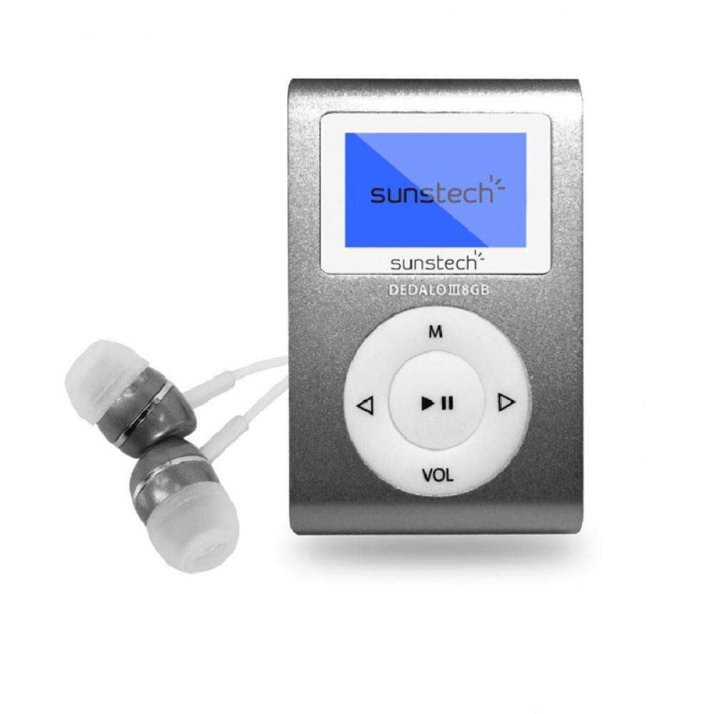 Sunstech - MP3 Dedalo II 8Gb micro USB Reproductor de MP3 Gris