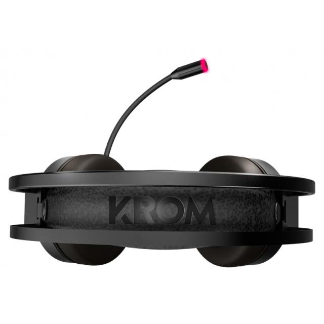 Krom - Kappa Auriculares Diadema Conector de 3,5 mm Negro