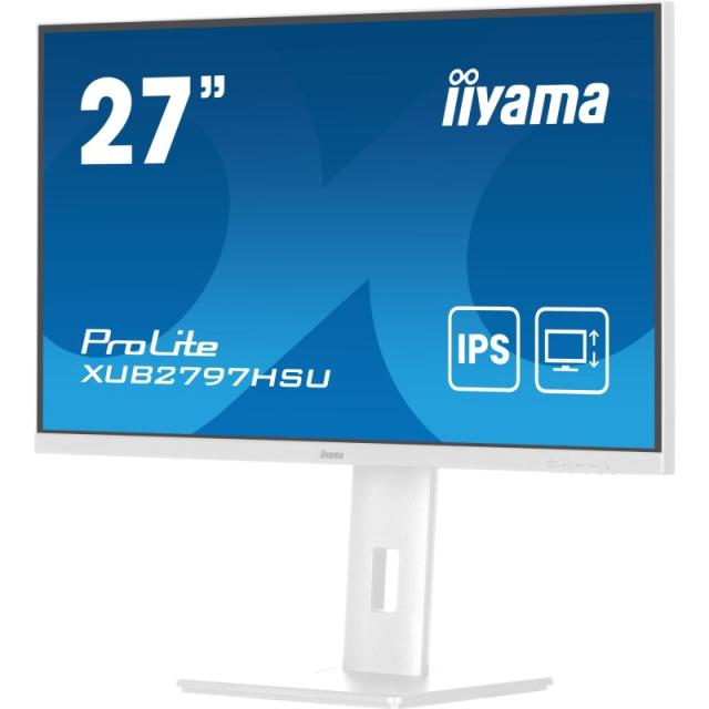 iiyama - ProLite XUB2797HSU-W2 pantalla para PC 68,6 cm (27") 1920 x 1080 Pixeles Full HD LED Blanco