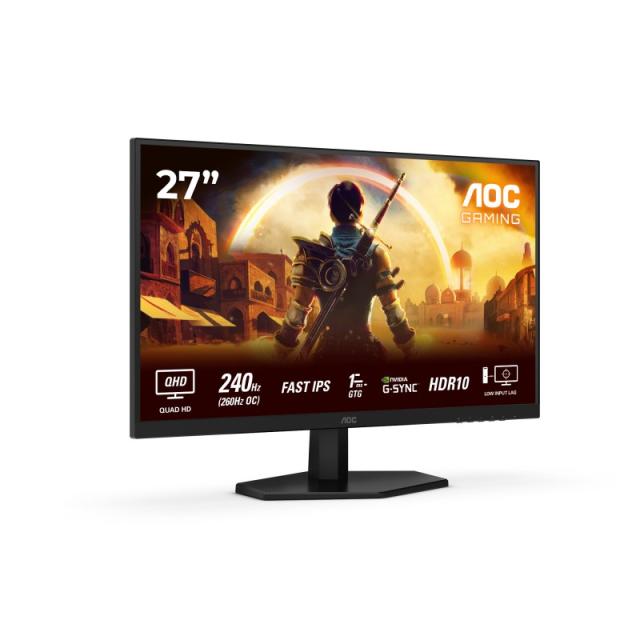 AOC - G4 Q27G42ZE pantalla para PC 68,6 cm (27") 2560 x 1440 Pixeles Quad HD LCD Negro, Rojo