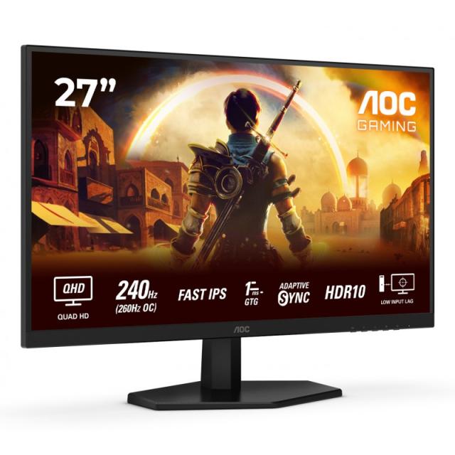 AOC - G4 Q27G42ZE pantalla para PC 68,6 cm (27") 2560 x 1440 Pixeles Quad HD LCD Negro, Rojo
