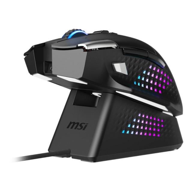 MSI - S12-4301370-CLA ratón Juego mano derecha RF Wireless + Bluetooth + USB Type-A Óptico 26000 DPI