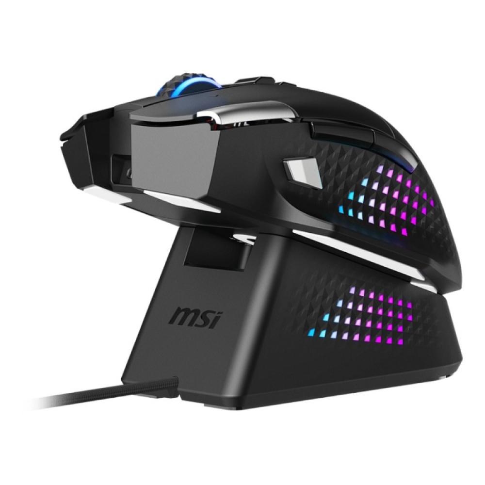 MSI - S12-4301370-CLA ratón Juego mano derecha RF Wireless + Bluetooth + USB Type-A Óptico 26000 DPI