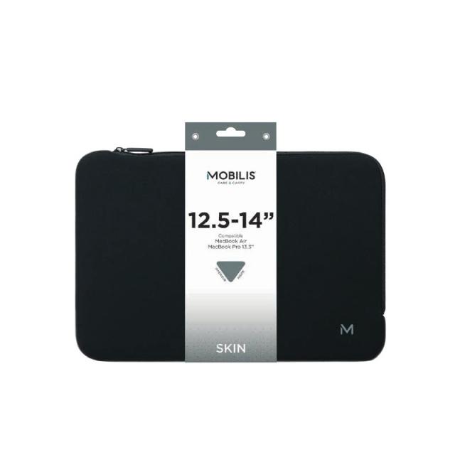 Mobilis - Skin 35,6 cm (14") Funda Negro, Gris