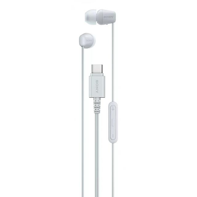 Sony - IER-EX15C Auriculares Alámbrico Dentro de oído Llamadas/Música USB Tipo C Blanco