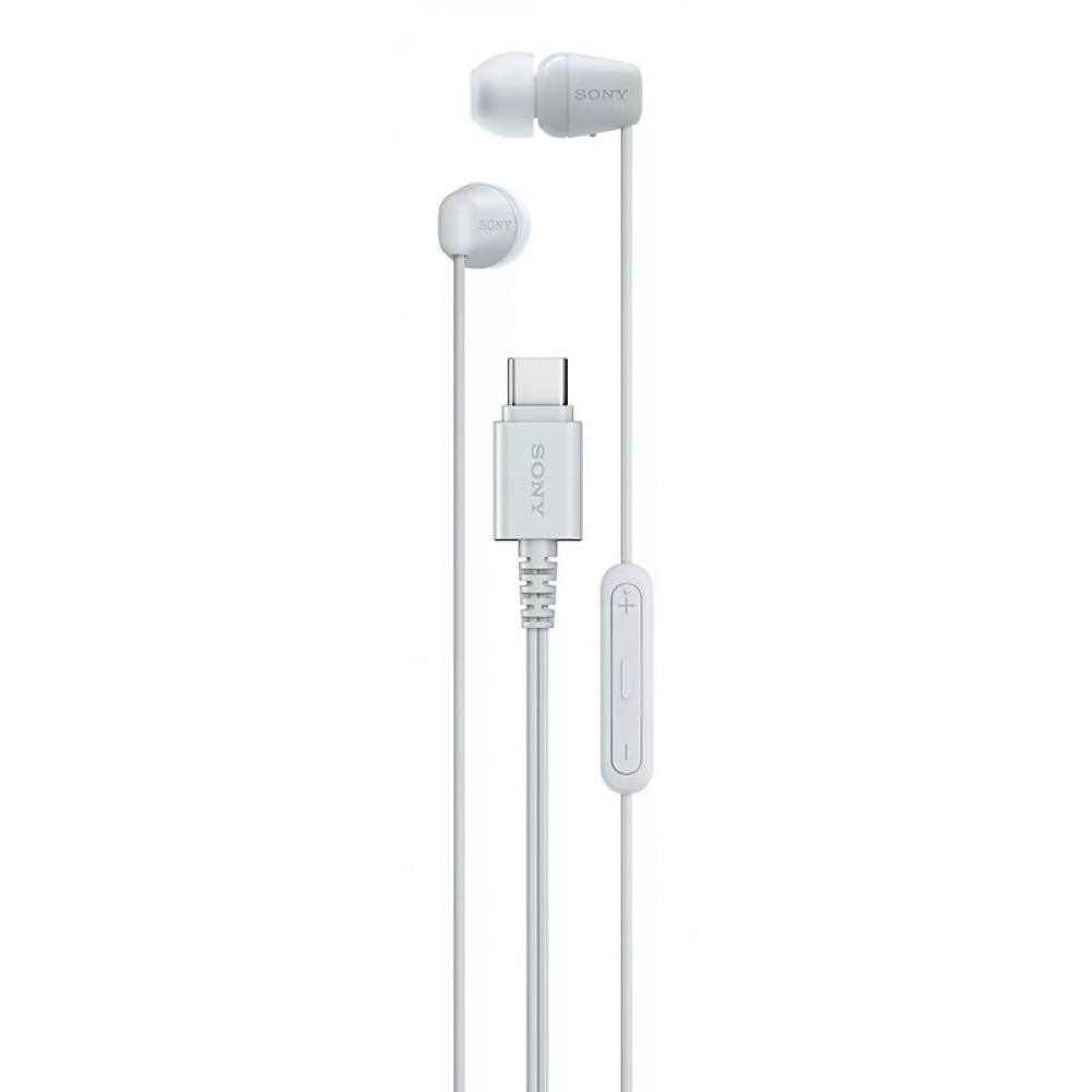Sony - IER-EX15C Auriculares Alámbrico Dentro de oído Llamadas/Música USB Tipo C Blanco