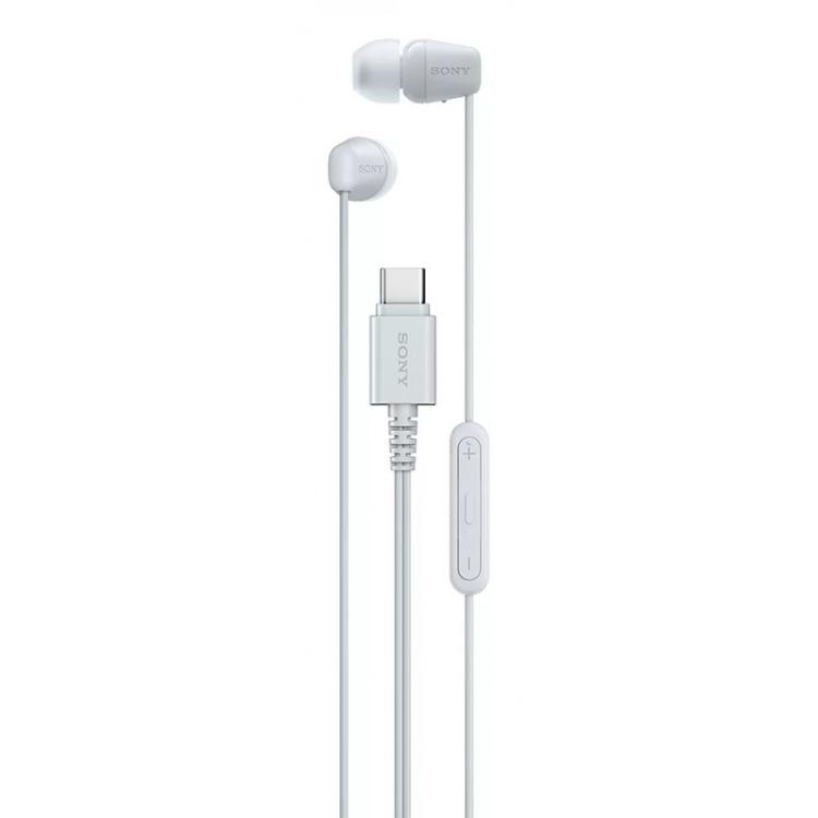 Sony - IER-EX15C Auriculares Alámbrico Dentro de oído Llamadas/Música USB Tipo C Blanco