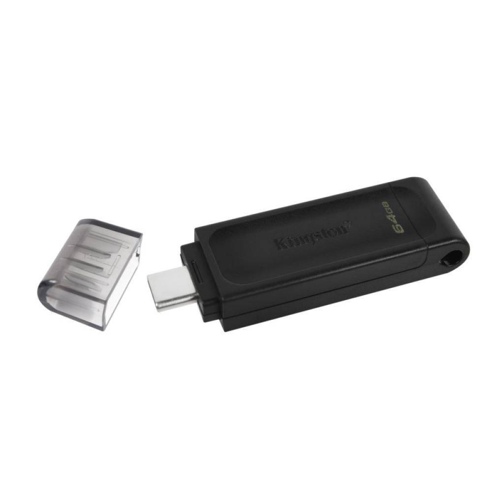 Kingston Technology - DataTraveler 64GB USB-C 3.2 Gen 1 70