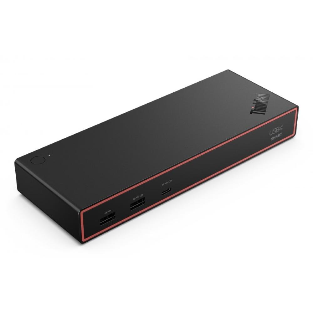 Lenovo - ThinkPad USB4 Smart Dock 5500 Alámbrico Negro