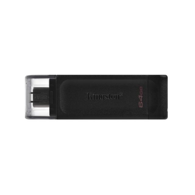 Kingston Technology - DataTraveler 64GB USB-C 3.2 Gen 1 70