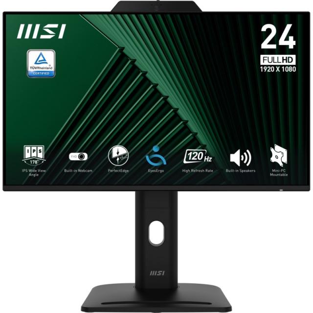 MSI - Pro MP242PMG pantalla para PC 60,5 cm (23.8") 1920 x 1080 Pixeles Full HD LCD Negro