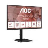 AOC - E4 Q27E4CV pantalla para PC 68,6 cm (27") 2560 x 1440 Pixeles Quad HD LED Negro