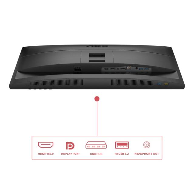 AOC - E4 Q27E4CV pantalla para PC 68,6 cm (27") 2560 x 1440 Pixeles Quad HD LED Negro