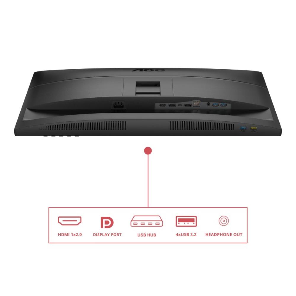 AOC - E4 Q27E4CV pantalla para PC 68,6 cm (27") 2560 x 1440 Pixeles Quad HD LED Negro