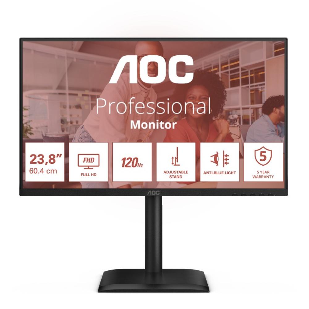 AOC - E4 24E4CV pantalla para PC 60,5 cm (23.8") 1920 x 1080 Pixeles Full HD LED Negro