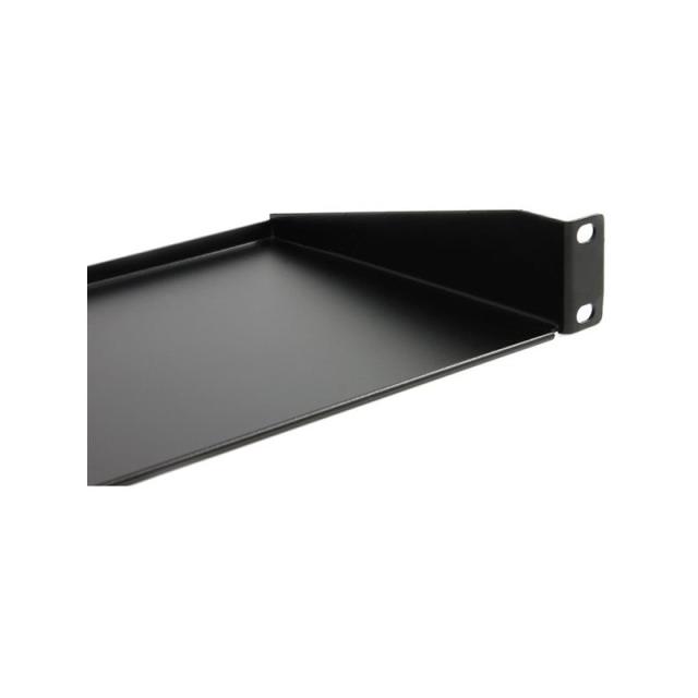 StarTech.com - Bandeja Estante Fijo Voladizo Universal 1U de 19" Pulgadas para Rack Armario de Servidores - en Acero - Capacidad