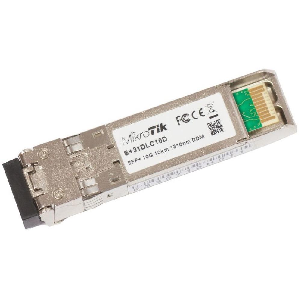 Mikrotik - S+31DLC10D red modulo transceptor Fibra óptica 10000 Mbit/s SFP+ 1310 nm