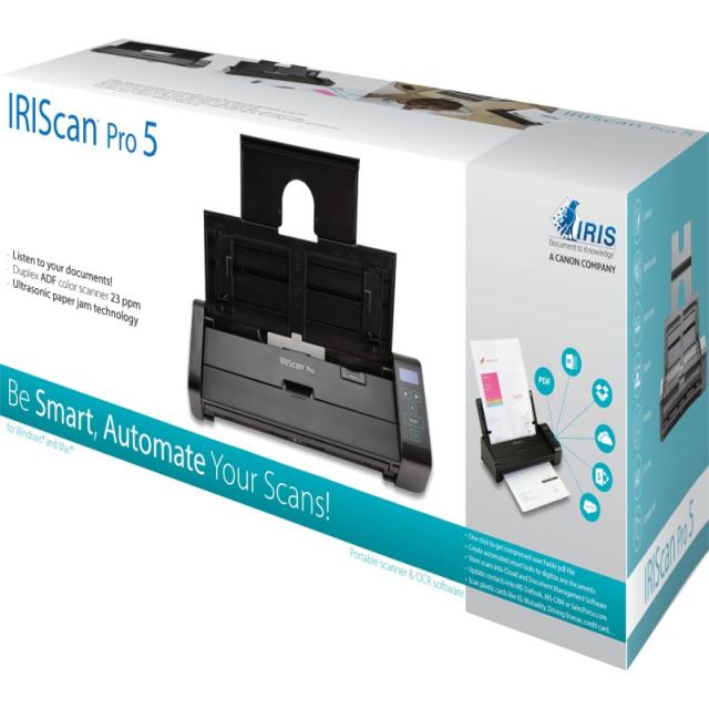 I.R.I.S. - IRIScan Pro 5 Escáner con alimentador automático de documentos (ADF) 600 x 600 DPI A4 Negro