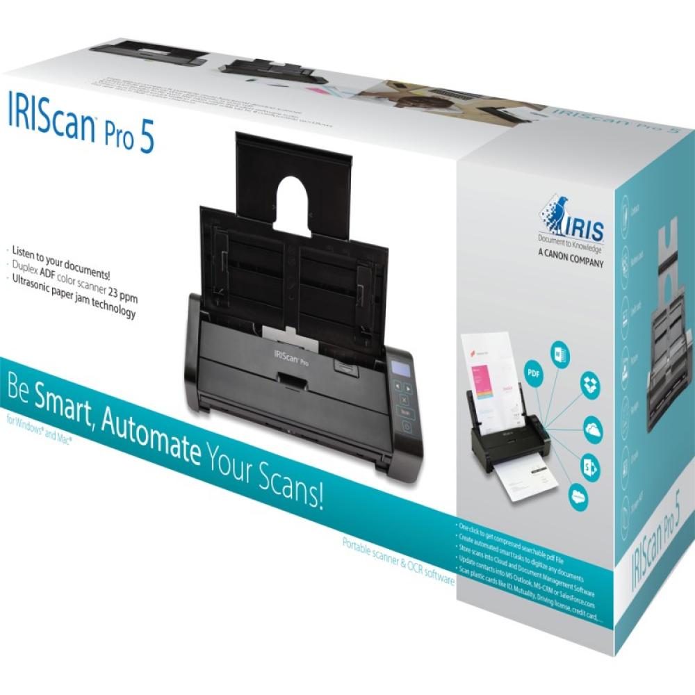 I.R.I.S. - IRIScan Pro 5 Escáner con alimentador automático de documentos (ADF) 600 x 600 DPI A4 Negro