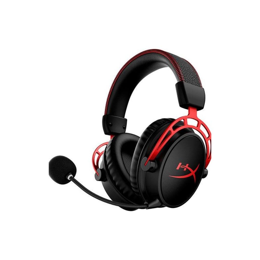 HyperX - Cloud Alpha - Auriculares inalámbricos gaming (negro y rojo)