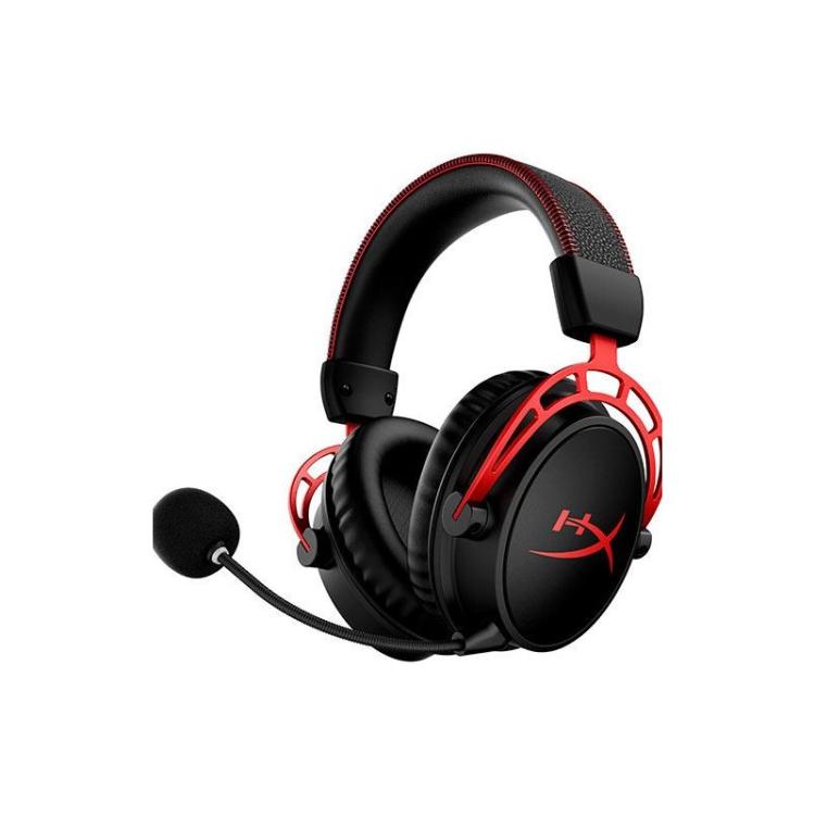 HyperX - Cloud Alpha - Auriculares inalámbricos gaming (negro y rojo)