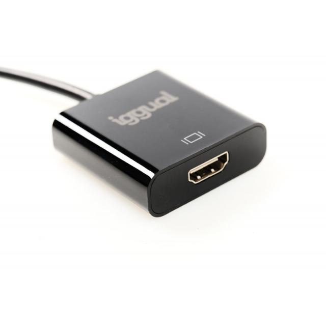 iggual - Adaptador DisplayPort (M) a HDMI (H)