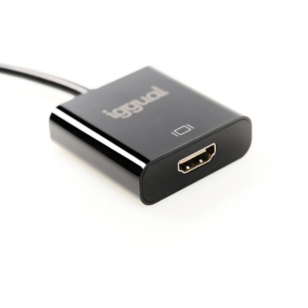 iggual - Adaptador DisplayPort (M) a HDMI (H)