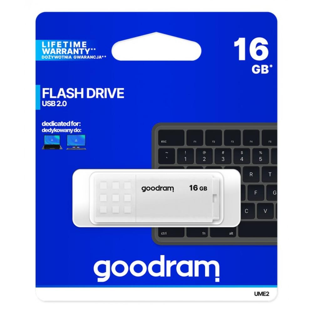 Goodram - UME2 unidad flash USB 16 GB USB tipo A 2.0 Blanco