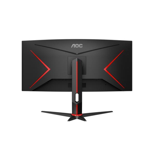 AOC - G2 CU34G2XP pantalla para PC 86,4 cm (34") 3440 x 1440 Pixeles UltraWide Quad HD LED Negro, Rojo
