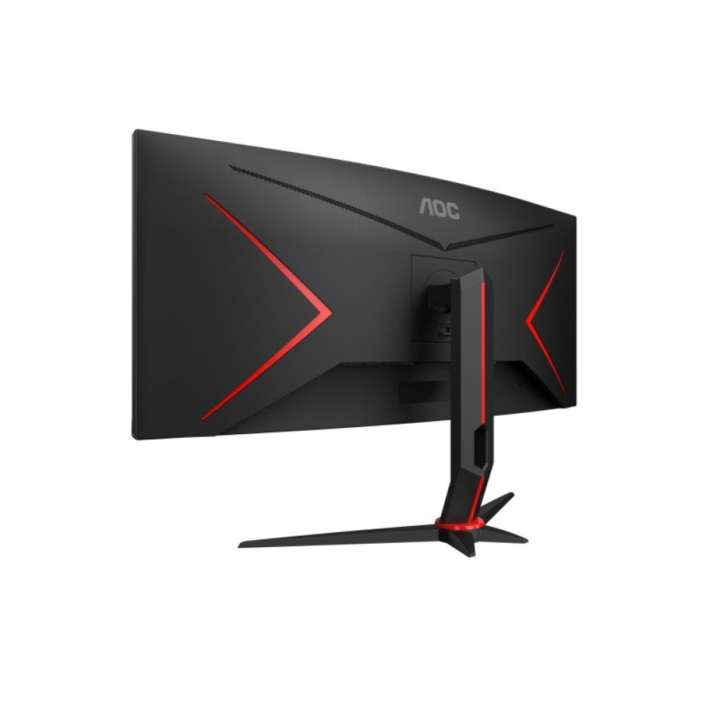 AOC - G2 CU34G2XP pantalla para PC 86,4 cm (34") 3440 x 1440 Pixeles UltraWide Quad HD LED Negro, Rojo
