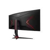 AOC - G2 CU34G2XP pantalla para PC 86,4 cm (34") 3440 x 1440 Pixeles UltraWide Quad HD LED Negro, Rojo