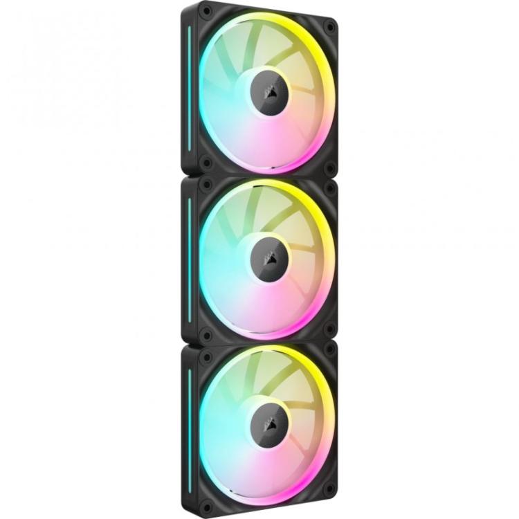Corsair - iCUE LINK LX120 RGB Carcasa del ordenador Ventilador 12 cm Negro 3 pieza(s)