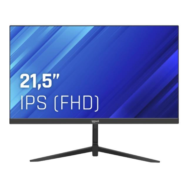 iggual - Monitor 21,5" IPS 1ms FHD 100Hz VGA HDMI DP