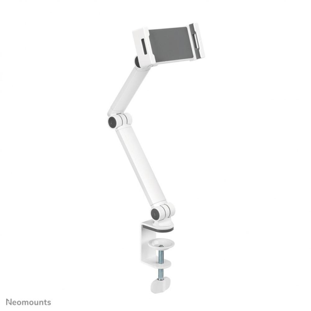 Neomounts - DS15-545WH1 Soporte para tablet con abrazadera para escritorio 4.7-12.9" - universal - movimiento completo