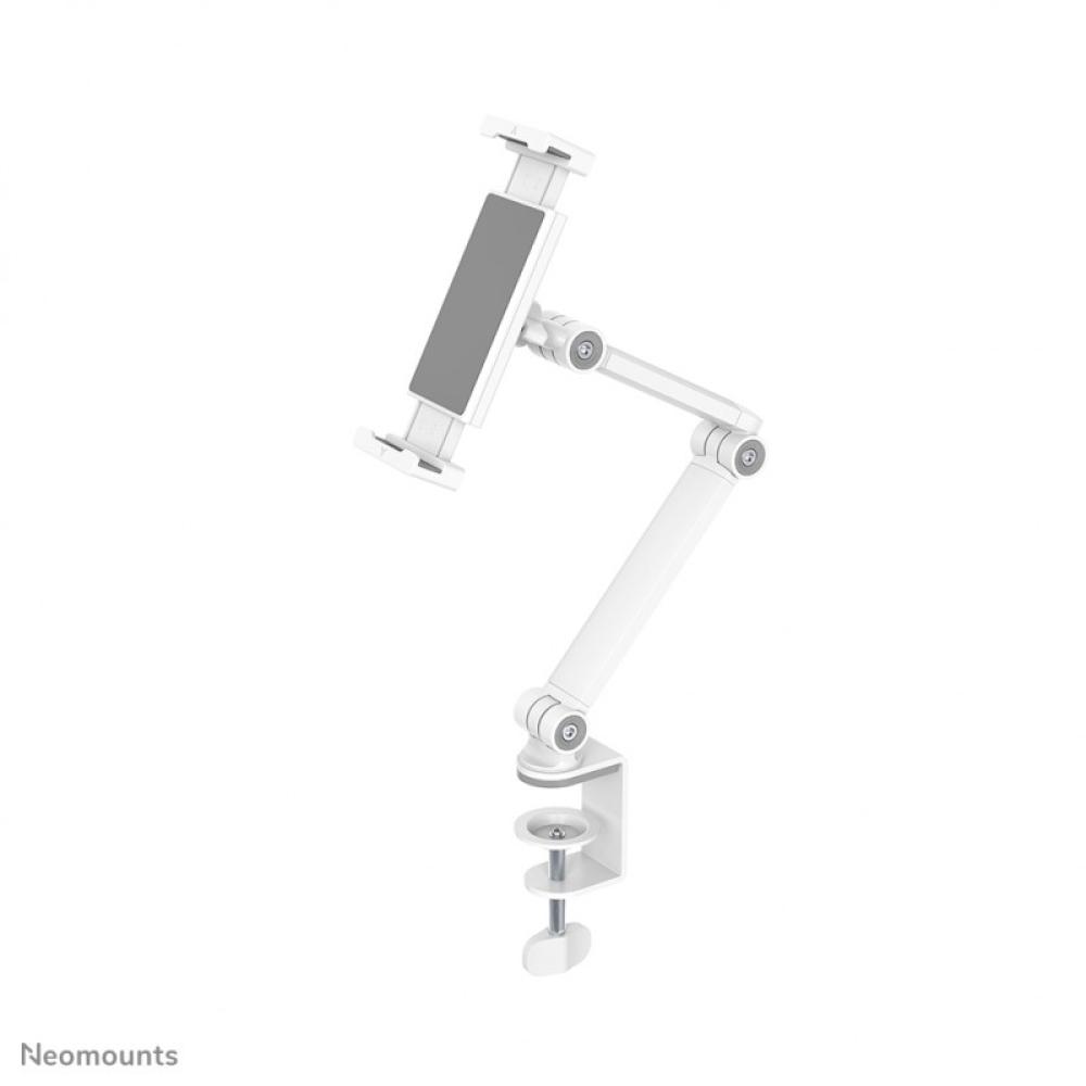 Neomounts - DS15-545WH1 Soporte para tablet con abrazadera para escritorio 4.7-12.9" - universal - movimiento completo