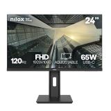 Nilox - MONITOR 24 IPS 120 HZ FHD pantalla para PC 61 cm (24") 1920 x 1080 Pixeles Full HD Negro
