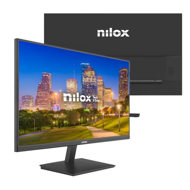 Nilox - MONITOR 27 IPS 120 HZ HDMI Y DP pantalla para PC 68,6 cm (27") 1920 x 1080 Pixeles Full HD LCD Negro