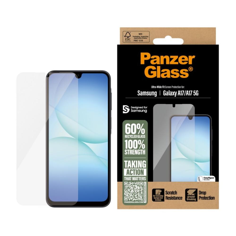 PanzerGlass - Screen Protector Samsung Galaxy A17 / A17 5G / Ultra-Wide Fit w. EasyAligner Protector de pantalla 1 pieza(s)