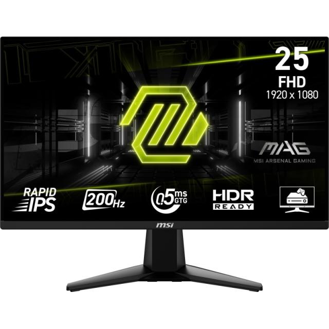 MSI - MAG 255F E20 pantalla para PC 62,2 cm (24.5") 1920 x 1080 Pixeles Full HD LCD Negro